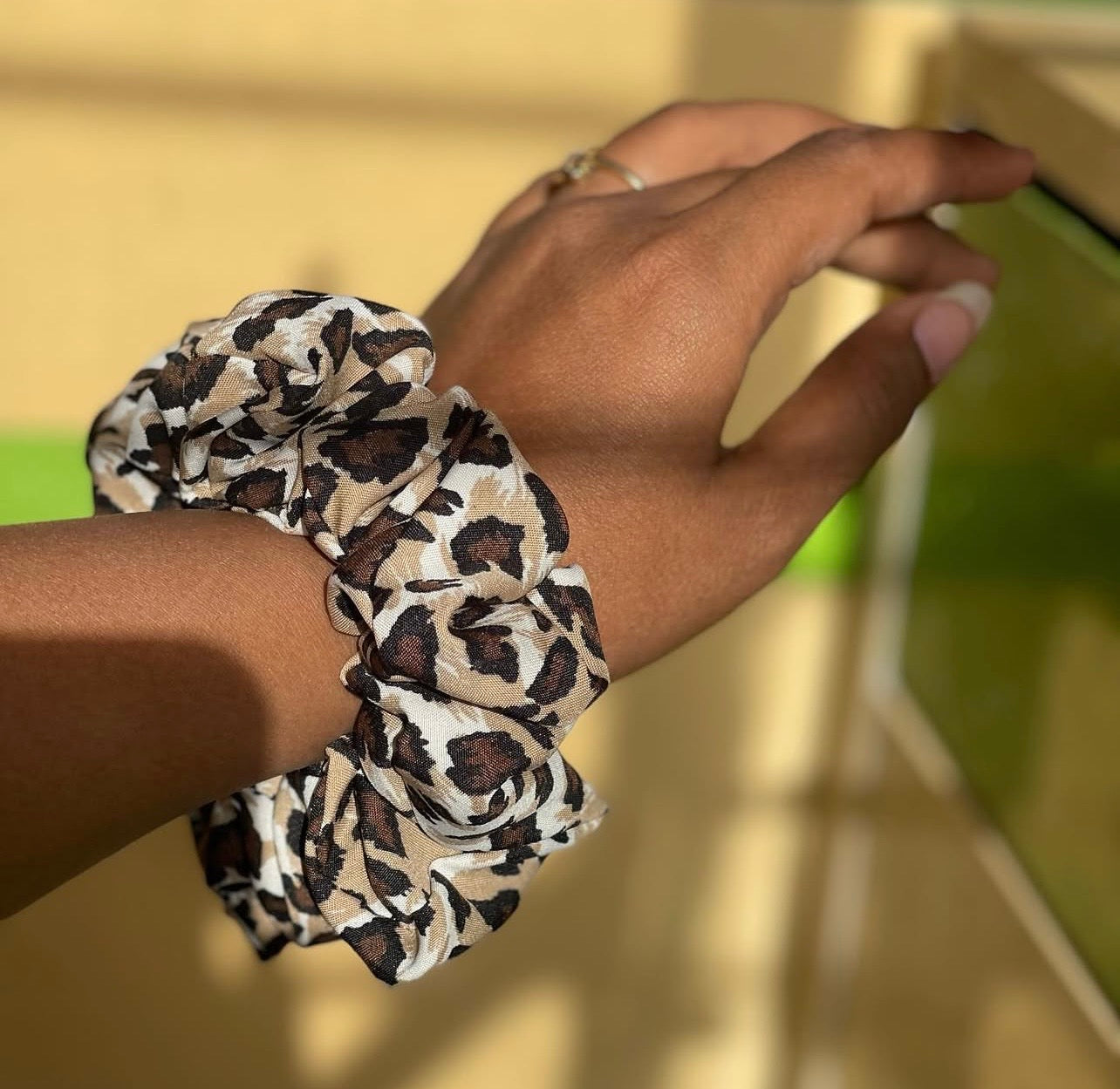 Wild Side Satin Scrunchie