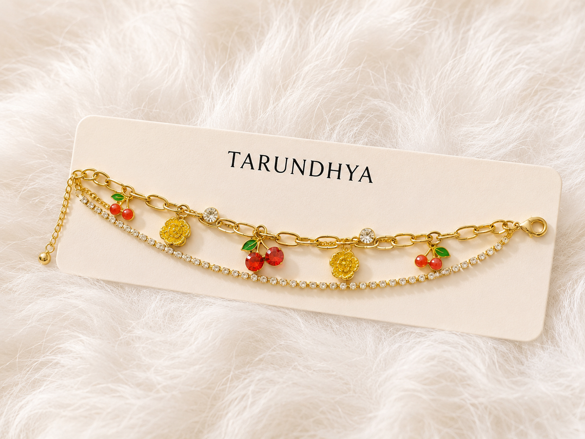 Cherry Bloom Bracelet 🍒🌸