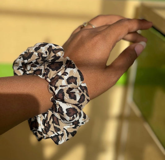 Wild Side Satin Scrunchie