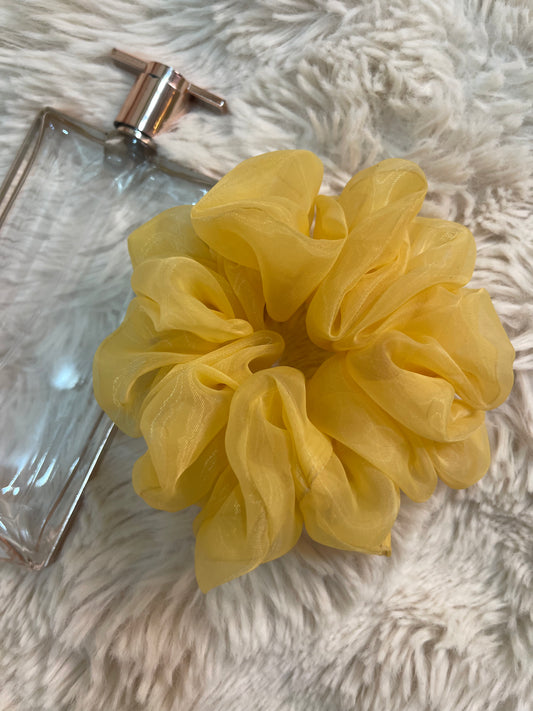 Sunbeam Organza Scrunchie 💛✨