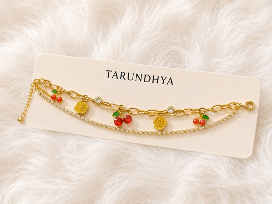 Cherry Bloom Bracelet 🍒🌸