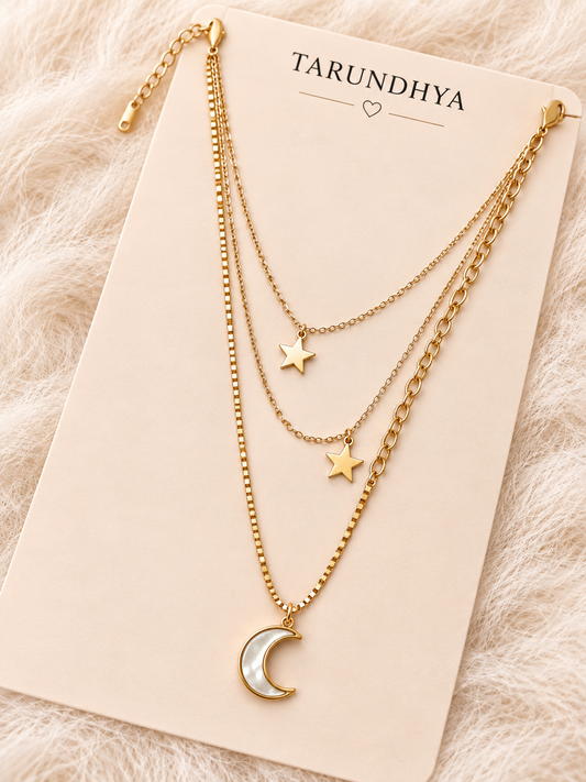 Moonlight Necklace 🌙⭐