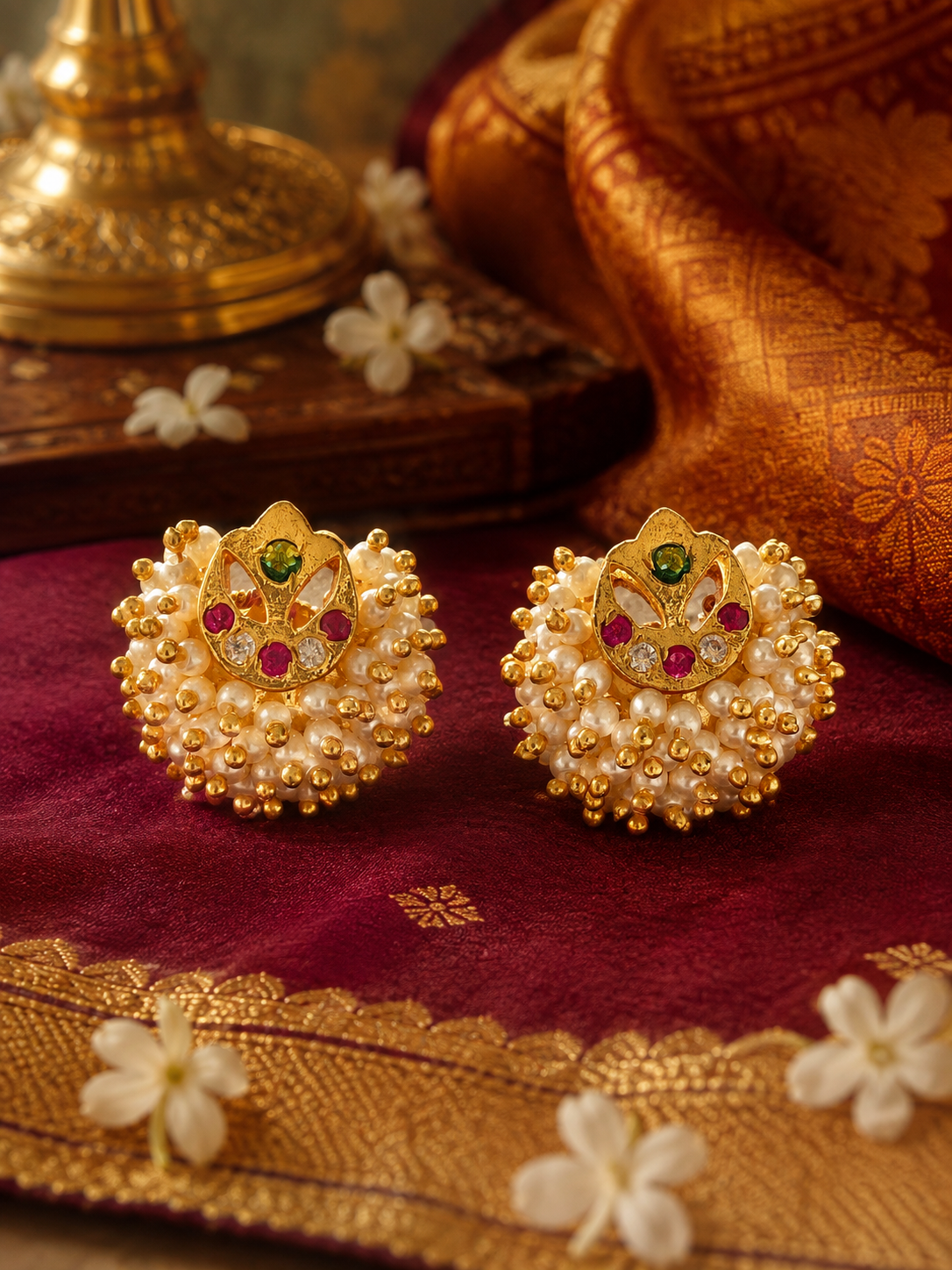 Royal Moti Earrings