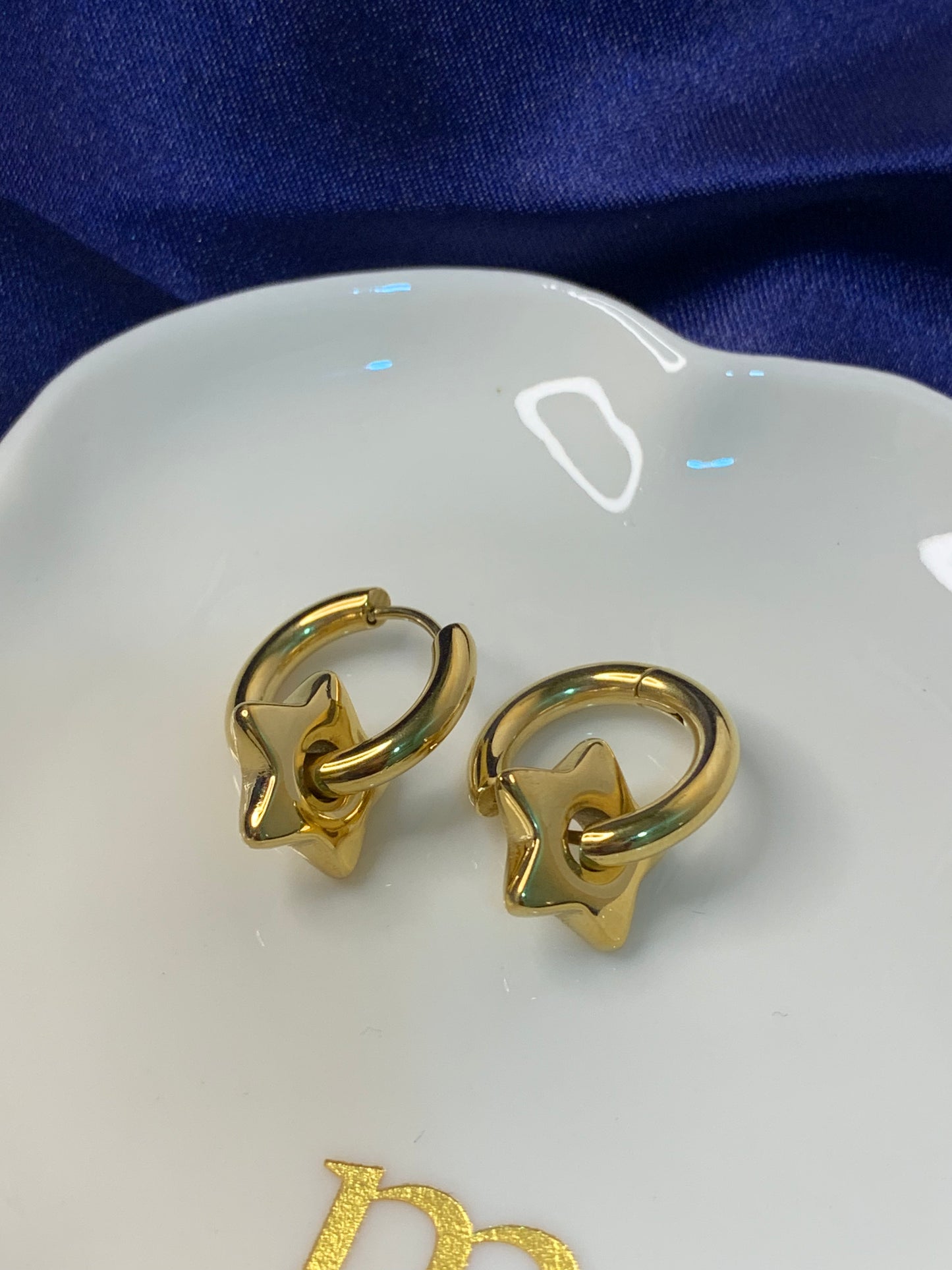 Celeste Star Hoops