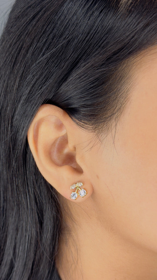 Amour Cherry Studs