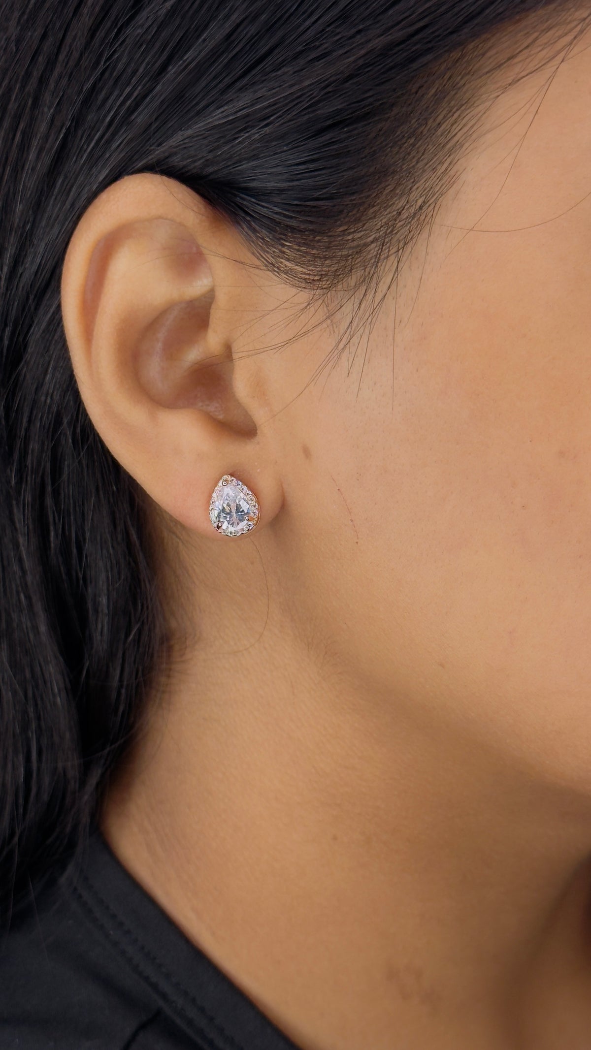 Dewdrop Crystal Studs